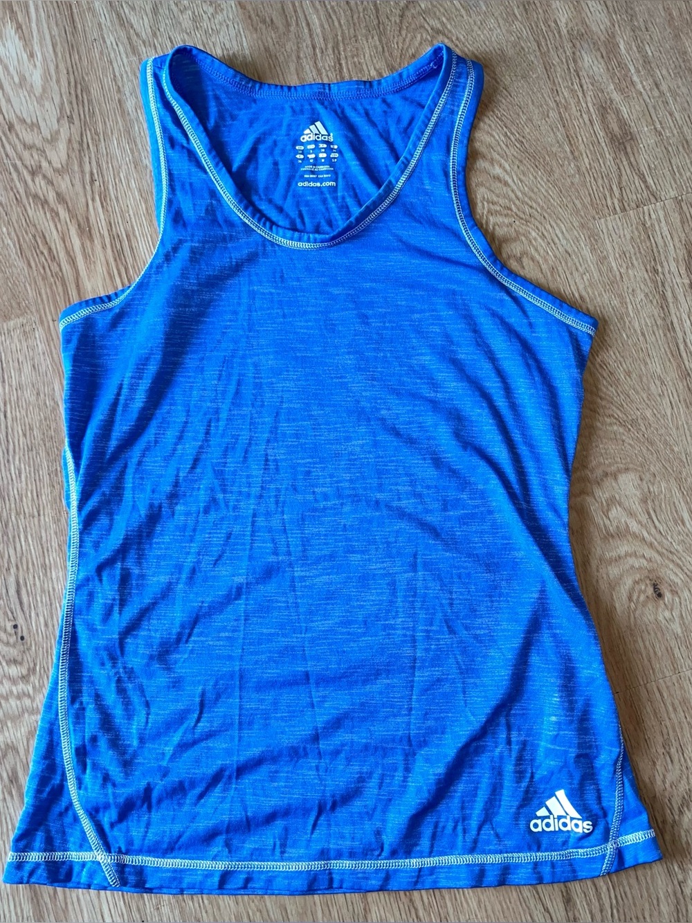 adidas Women's Royal Blue Racerback Tank Top